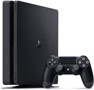 RPlay Play-Station 4 PS4 1TB Slim Edition Jet Black With 1 Wireless Controller